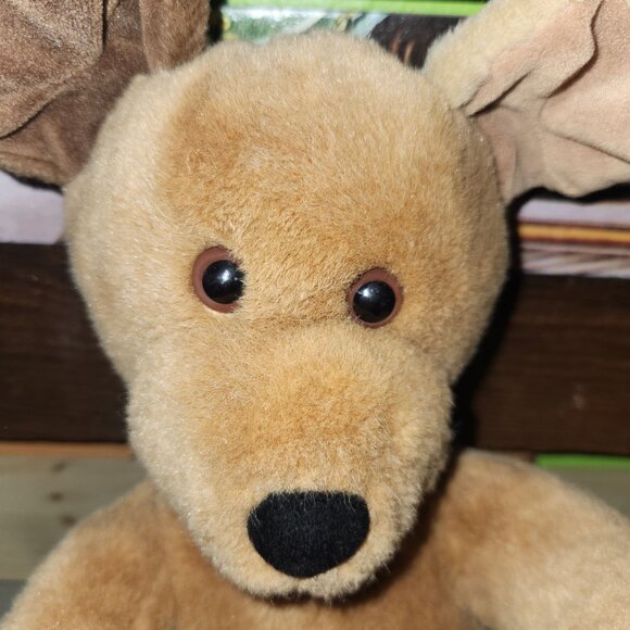Build A Bear 10" Brown Pupping Pup Plush Toy Big Brown Dog - Picture 2 of 8